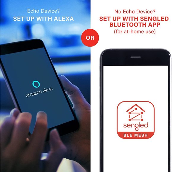 Sengled Smart Light Bulbs, Color Changing w/ Alexa Bluetooth Mesh 8.7W 800LM, 1 - Picture 12 of 12